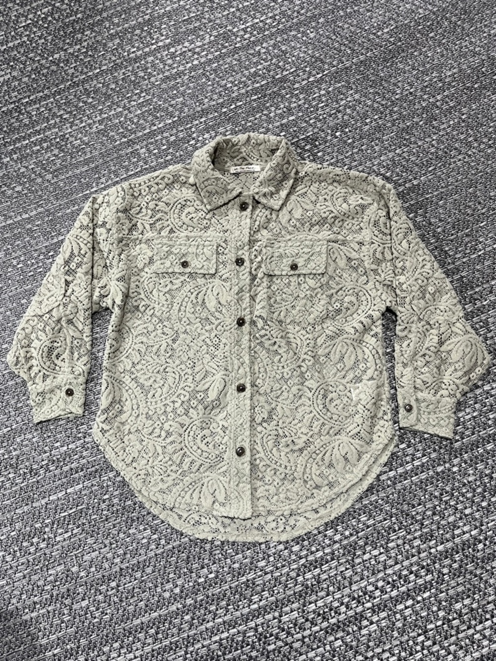 Free People | Oversized Lace Ruby Shacket